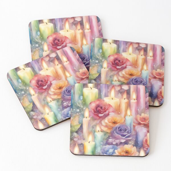 Artikelvorschau, Kerzenlicht und Blumen entworfen und verkauft von CalmnessbyChoice.