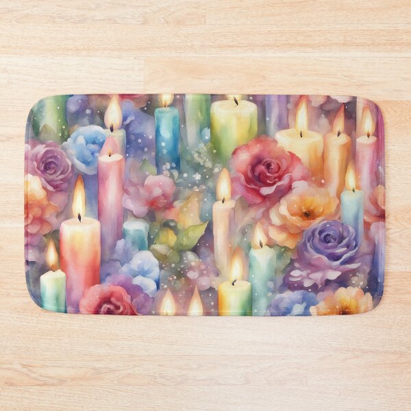 Item preview, Candlelights and Flowers designed and sold by CalmnessbyChoice.