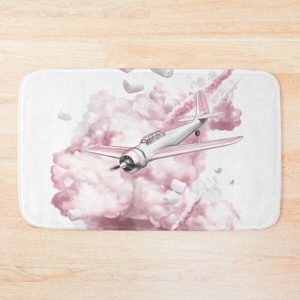 Item preview, Marshmallow Skies – Sweet Flight Vintage Plane designed and sold by MotoBites.