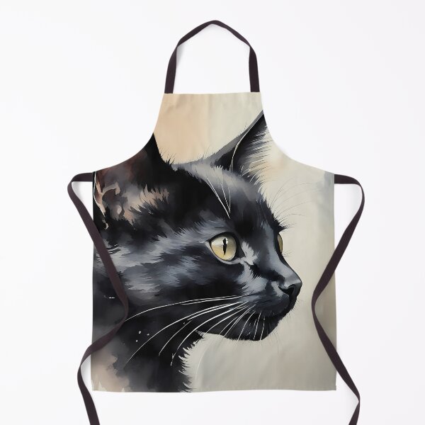Item preview, Black Cat Portrait designed and sold by CalmnessbyChoice.