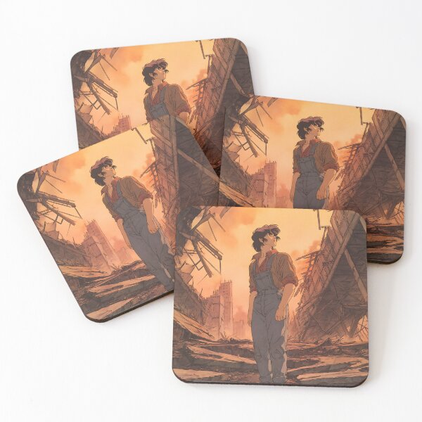 Item preview, Dystopian Post-Apocalyptic Anime Art designed and sold by bapupa.
