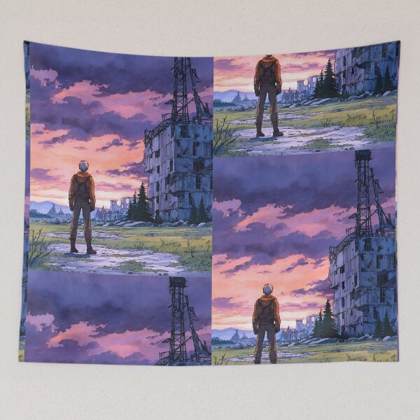 Item preview, Survival Post-Apocalyptic Anime Art designed and sold by bapupa.