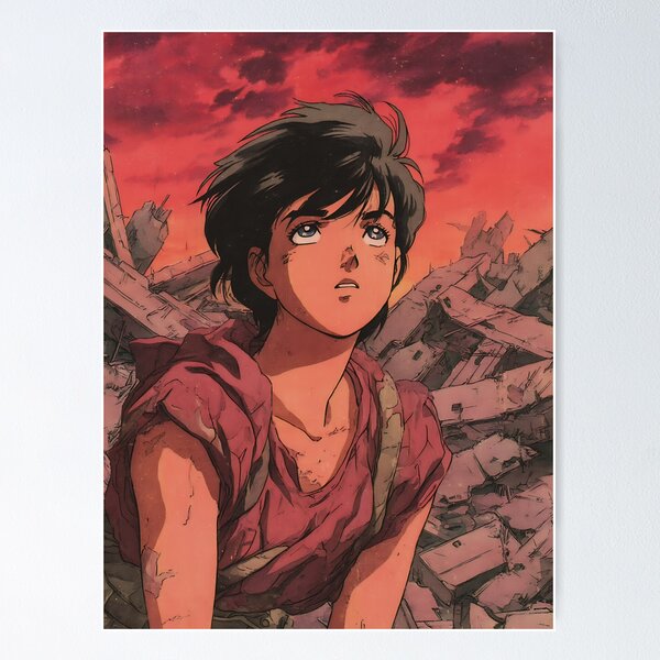 Item preview, Desolate Post-Apocalyptic Anime Art designed and sold by bapupa.