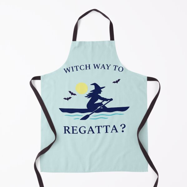 Item preview, Witch Way to Regatta? Rowing Crew Sport Boat Racing designed and sold by LadyInEverGreen.