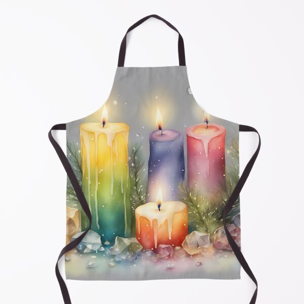 Item preview, Four Candles with Crystals designed and sold by CalmnessbyChoice.