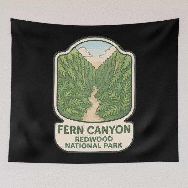 Item preview, Fern Canyon Redwood National Park designed and sold by TomFrontierArt.
