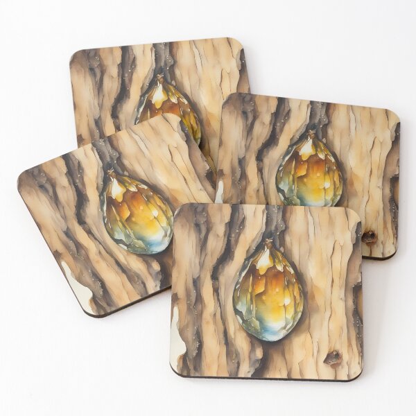 Item preview, Natural Resin on Tree Bark designed and sold by CalmnessbyChoice.