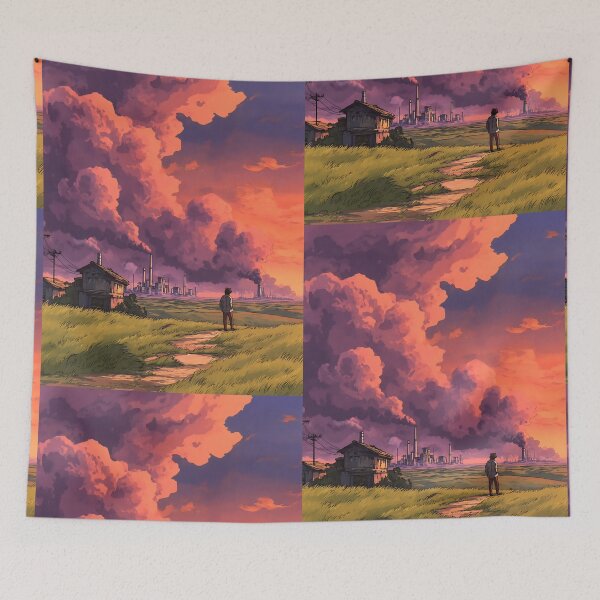 Item preview, Wasteland Post-Apocalyptic Anime Art designed and sold by bapupa.