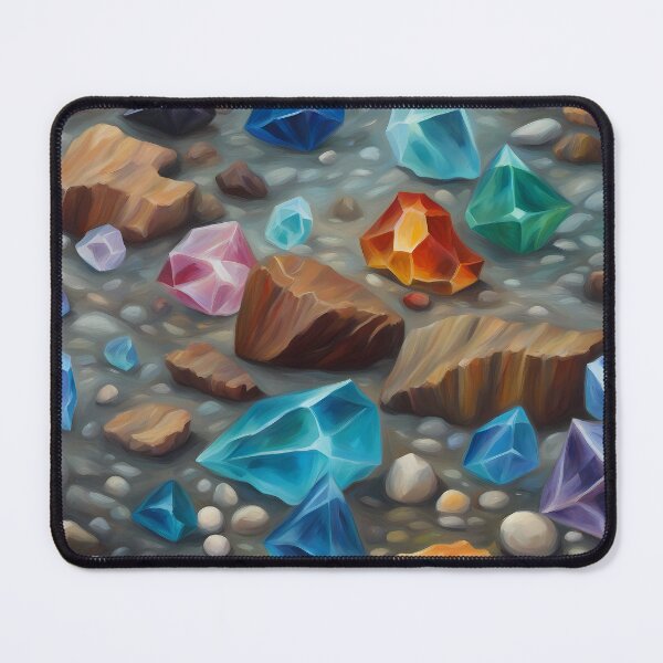 Item preview, Colorful Crystals on Sea Floor designed and sold by CalmnessbyChoice.