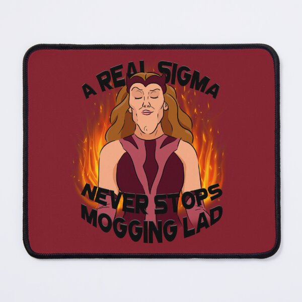 Item preview, Chad Face Wanda (with flames and text) designed and sold by Linkeykong.