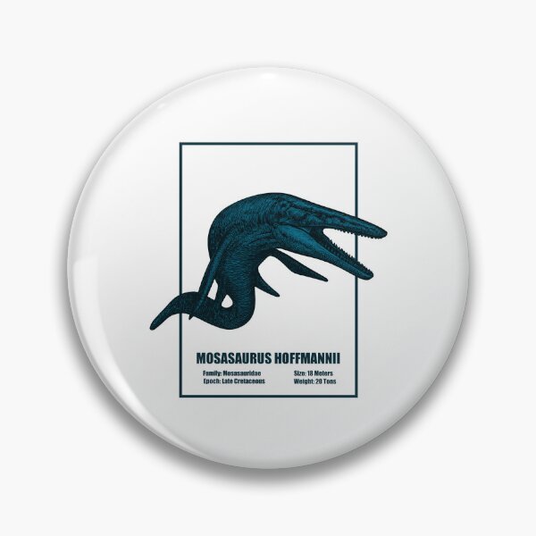 Item preview, Mosasaurus Hoffmannii – Vintage Dinosaur Illustration designed and sold by SlatoMato.