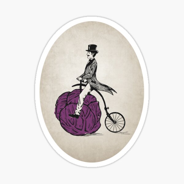 Dandy à vélo très chou Sticker