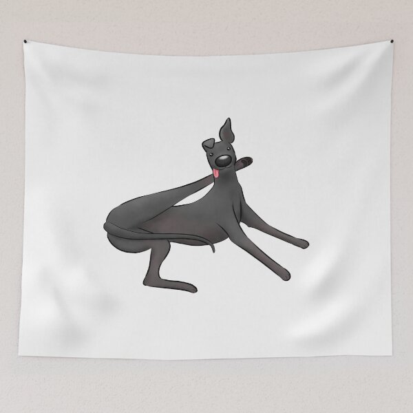 Item preview, Elegance of the Hound - Black designed and sold by Tessa Draws Stoof.
