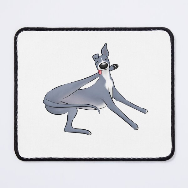 Item preview, Elegance of the Hound - Blue and White designed and sold by Tessa Draws Stoof.