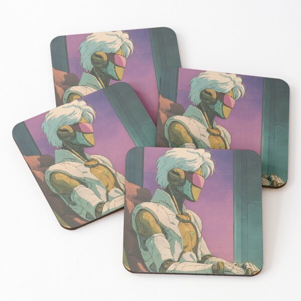 Item preview, Futuristic Retro Cyberpunk Anime Art designed and sold by bapupa.