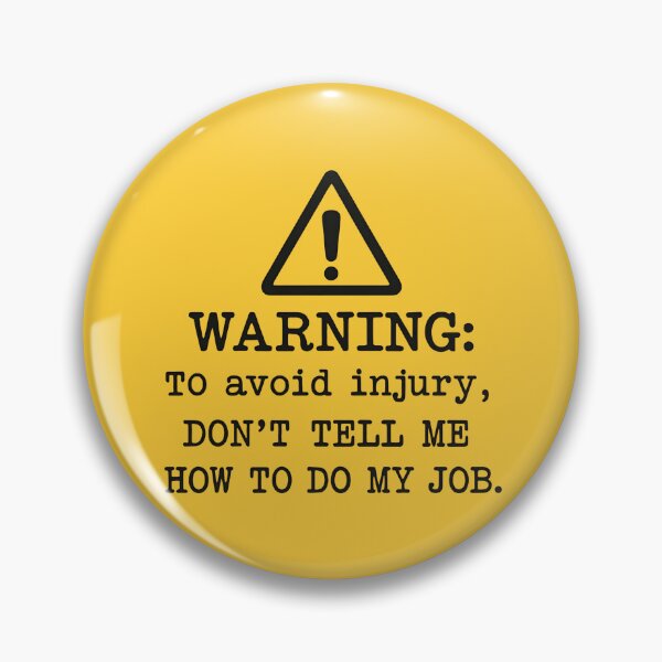 Item preview, Warning designed and sold by Fanverse Merchandise.