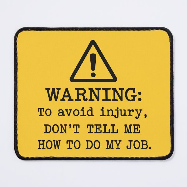 Item preview, Warning designed and sold by Fanverse Merchandise.