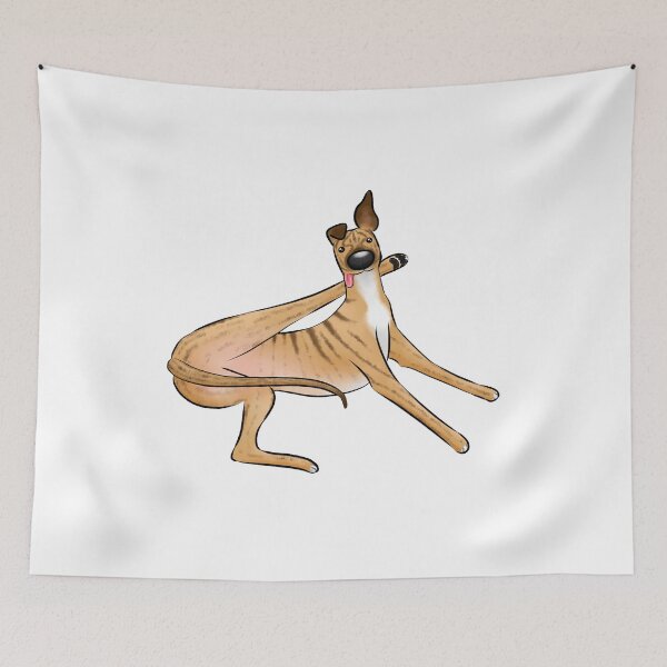 Item preview, Elegance of the Hound - Brindle designed and sold by Tessa Draws Stoof.