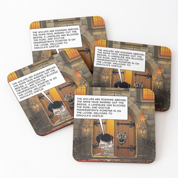 Item preview, Renfield Greets You At Dracula's Castle Door designed and sold by 3-Beans-Art.