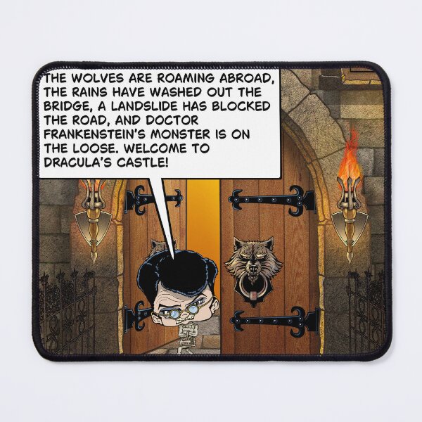 Item preview, Renfield Greets You At Dracula's Castle Door designed and sold by 3-Beans-Art.