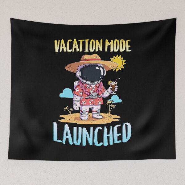 Item preview, Vacation Mode Astronaut - Funny Space Travel & Beach Lover designed and sold by AnAzArt.