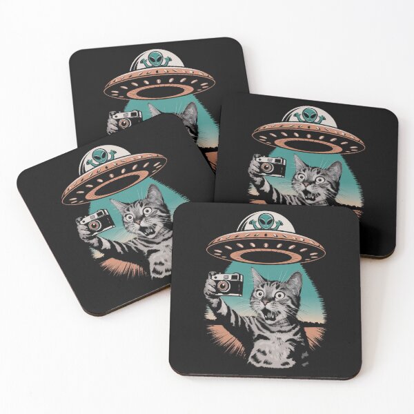 Item preview, Alien UFO Cat Student Memes designed and sold by CandyVenom.