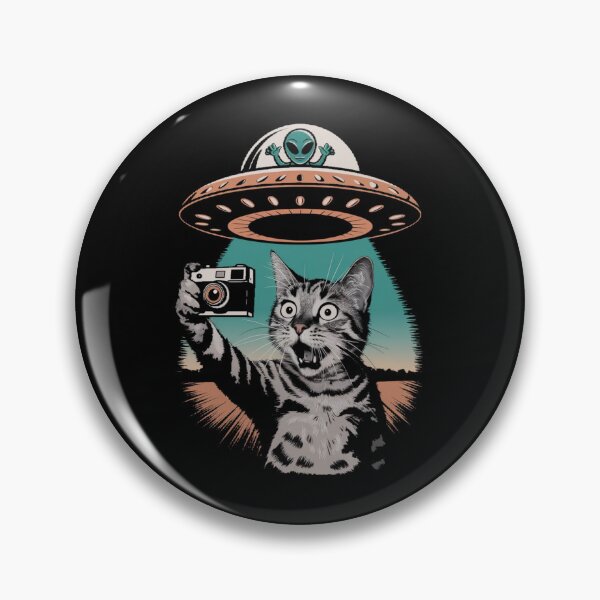 Item preview, Alien UFO Cat Student Memes designed and sold by CandyVenom.