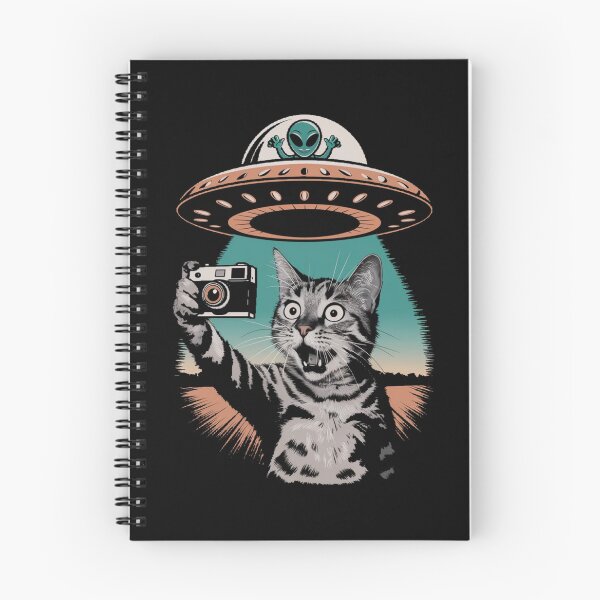 Item preview, Alien UFO Cat Student Memes designed and sold by CandyVenom.