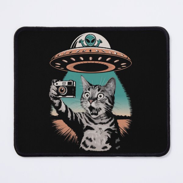 Item preview, Alien UFO Cat Student Memes designed and sold by CandyVenom.