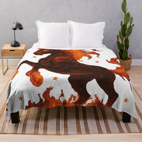 Item preview, Celestial Fire Horse – Fiery Stallion with Stars on Transparent Background designed and sold by CheriTanya.