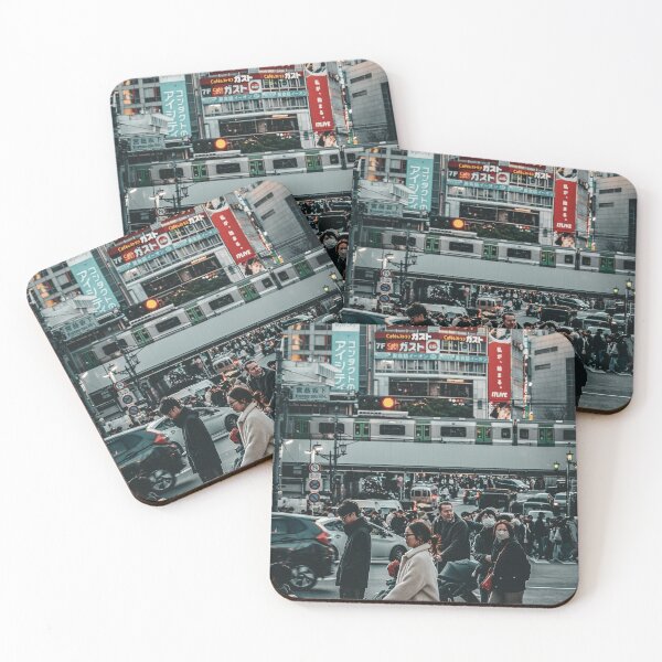 Item preview, Bustling Shibuya Crossing designed and sold by ClaraCaptures.