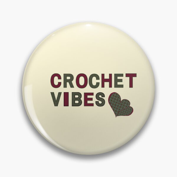 Item preview, Crochet Vibes PNG – Yarn Letter Frame for Stickers, Mugs, Tote Bags & Gifts designed and sold by gloriamelrose.
