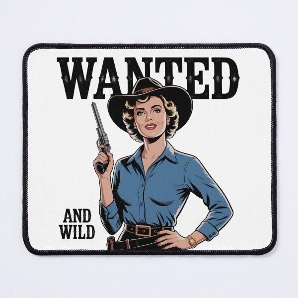 Item preview, Wanted And Wild Vintage Western Retro Cowgirl  designed and sold by Jcat7.