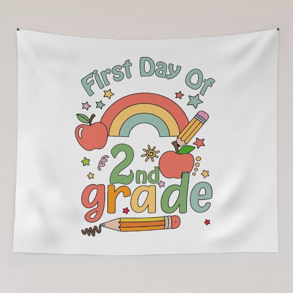 Item preview, First Day of 2nd Grade Back to School Teacher Girls Boys  designed and sold by ZANNIX.
