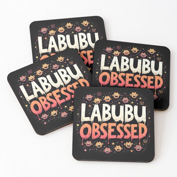 Item preview, Labubu Obsessed Fan Art Design designed and sold by Nene's design.