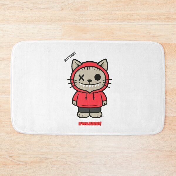 Item preview, Kittibu grunge cute creepy cat funny halloween toothy designed and sold by 88DesignStudio.