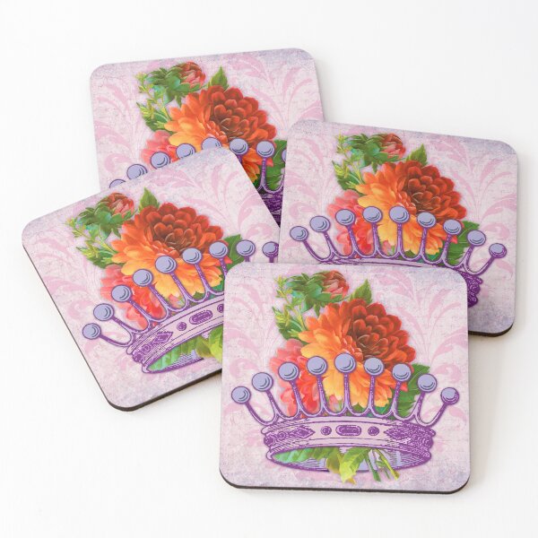Item preview, Her Majesty, Crown, Flowers, vintage handwriting designed and sold by Glimmersmith.