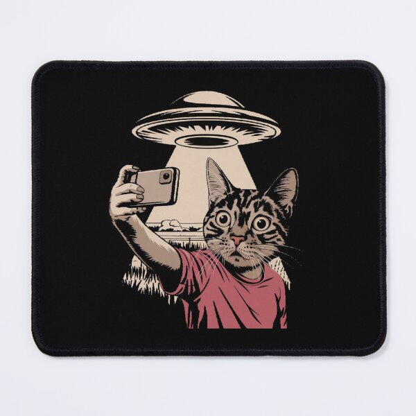 Item preview, Cat selfie UFO Student Memes designed and sold by CandyVenom.
