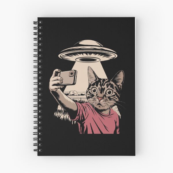 Item preview, Cat selfie UFO Student Memes designed and sold by CandyVenom.