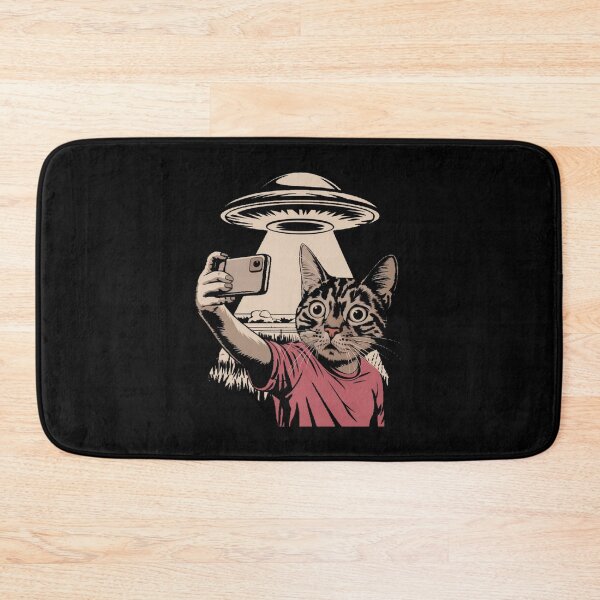 Item preview, Cat selfie UFO Student Memes designed and sold by CandyVenom.