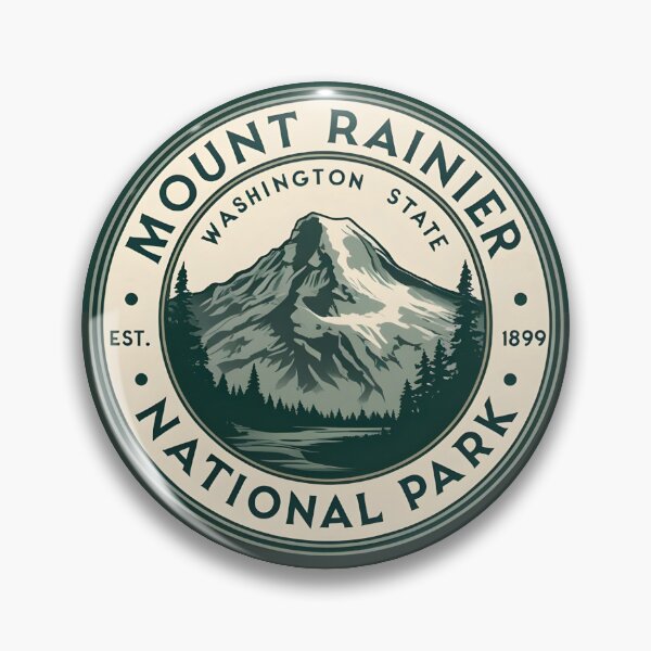 Item preview, Mount Rainier National Park - Washington - US  designed and sold by GoodOldVintage.