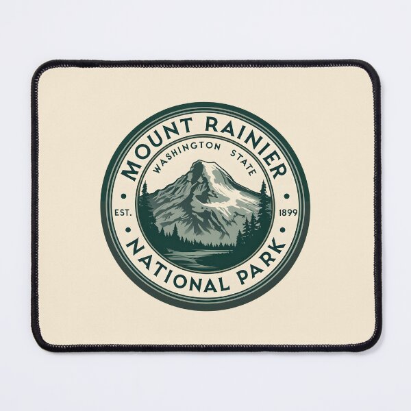 Item preview, Mount Rainier National Park - Washington - US  designed and sold by GoodOldVintage.
