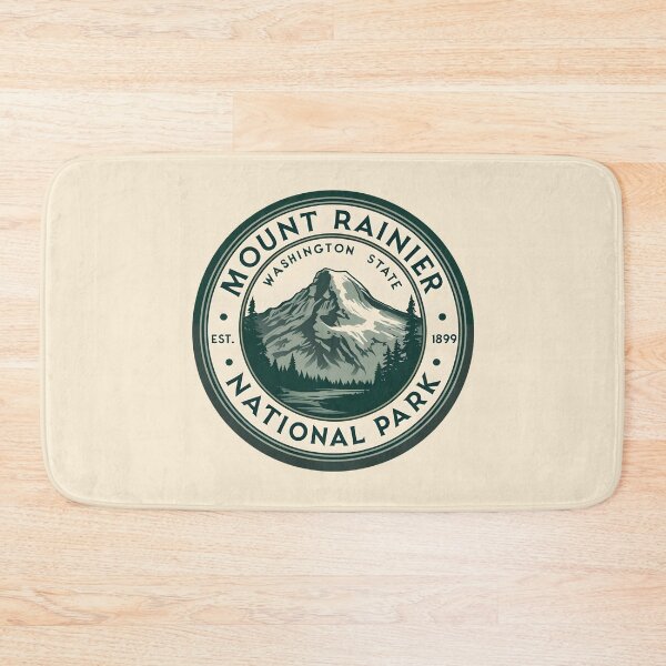 Item preview, Mount Rainier National Park - Washington - US  designed and sold by GoodOldVintage.