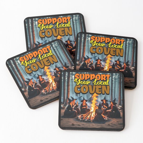 Item preview, Support Your Local Coven – Witches Around the Campfire Design designed and sold by Mark Mentzer.