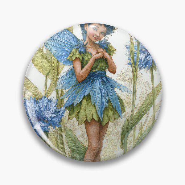 Item preview, Cornflower Fairy Pixie designed and sold by thewandswant.
