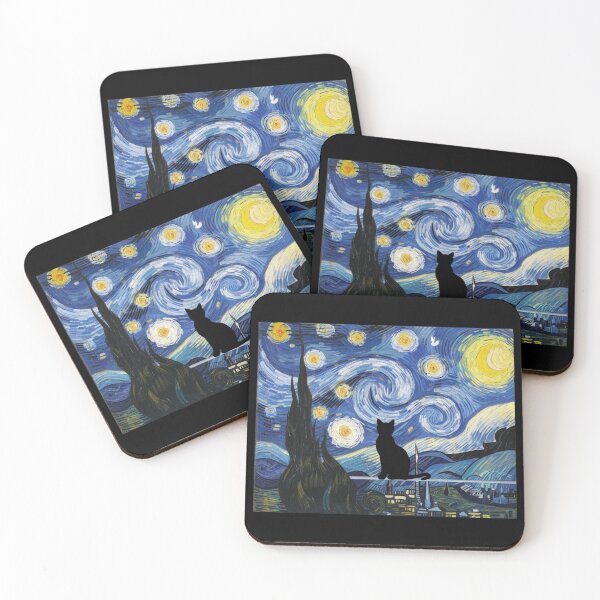 Item preview, Cat Art Student Meme Van Gogh  designed and sold by CandyVenom.