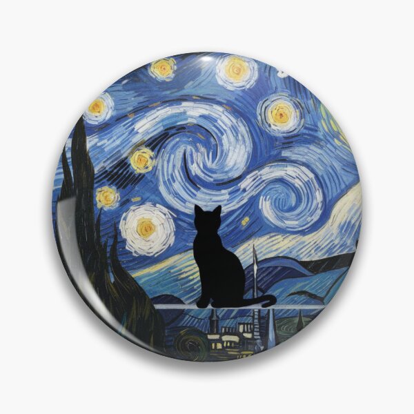 Item preview, Cat Art Student Meme Van Gogh  designed and sold by CandyVenom.