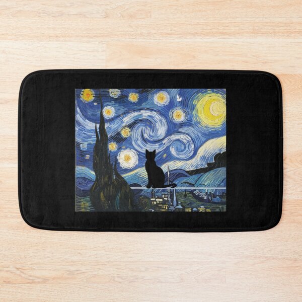 Item preview, Cat Art Student Meme Van Gogh  designed and sold by CandyVenom.