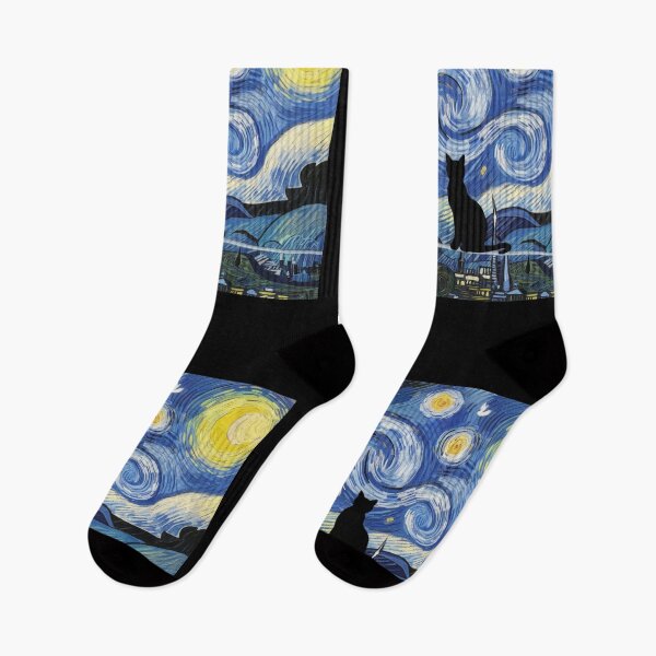 Item preview, Cat Art Student Meme Van Gogh  designed and sold by CandyVenom.