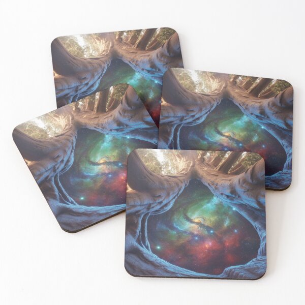 Item preview, Lifestyle Hub: Galaxy Filled Trees - Cosmic Sequoia With Stars & Nebulas designed and sold by M&M Lifestyle Hub.